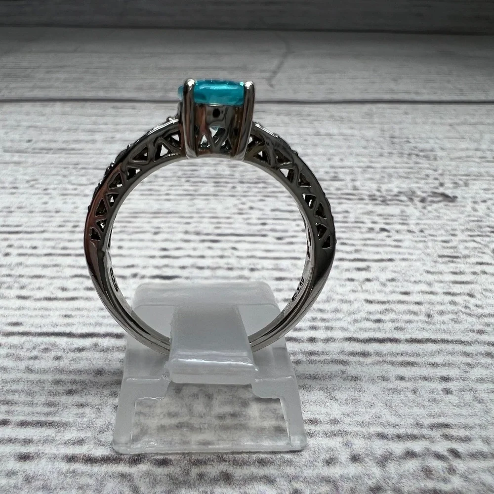 PARAIBA APATITE RING (073) - Picture 4 of 6